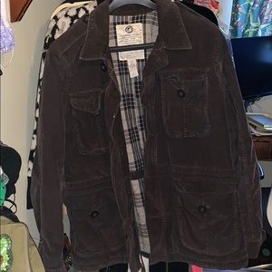 Lucky brand brown corduroy utility jacket m65
